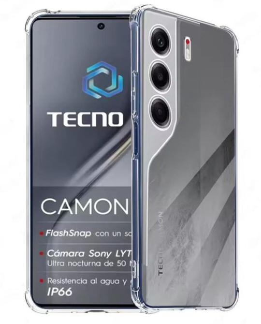 Tecno Camon 40 Pro Back Cover Transparent, Clear And Colorless With Unique And Stylish Heavy Duty Protection Phone Case/ Cover