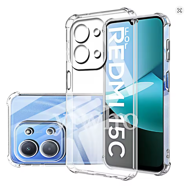 XIAOMI Redmi 15c Back Cover Transparent, Clear And Colorless With Unique And Stylish Heavy Duty Protection Phone Case/ Cover