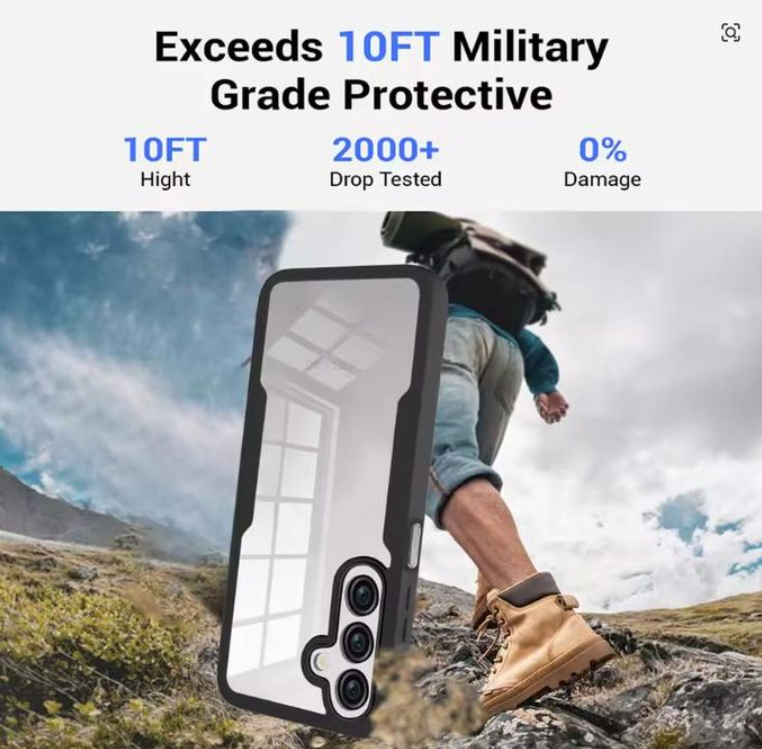 Samsung Galaxy A17, A07, A06, A16, A56, A36, A26, A35, A15, A25, A55 Transparent, Clear And Colorless Full Protection New Skin Unique And Stylish Phone Case/ Cover