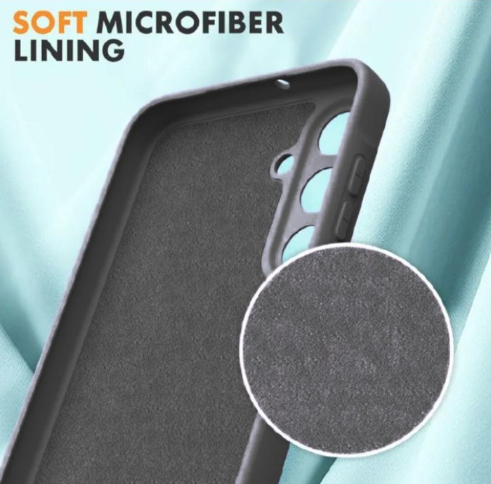 Samsung Galaxy A07, A17, A06, A16, A26, A36, A56, A05, A15, A25, A35, A55, A14, A24, A34, A54,A05s Cover Luxury Black High Protection Premium and ORIGINAL Silicone Phone Case.