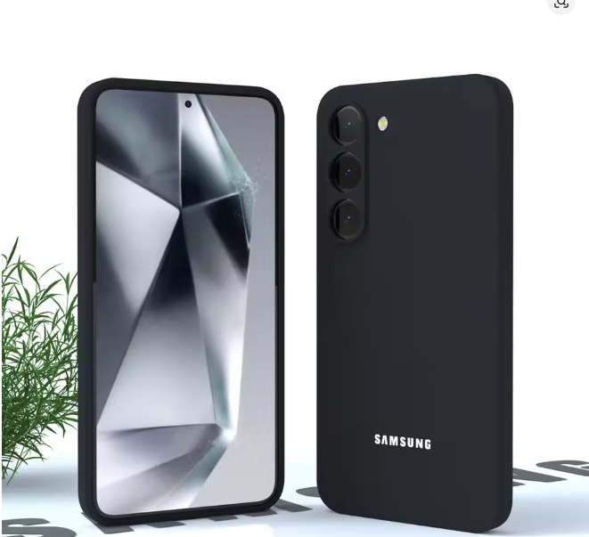 Samsung Galaxy A07, A17, A06, A16, A26, A36, A56, A05, A15, A25, A35, A55, A14, A24, A34, A54,A05s Cover Luxury Black High Protection Premium and ORIGINAL Silicone Phone Case.