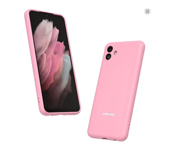 Samsung Galaxy A07, A17, A06, A16, A26, A36, A56, A05, A15, A25, A35, A55, A14, A24, A34, A54,A05s Cover Luxury PINK High Protection Premium and ORIGINAL Silicone Phone Case.