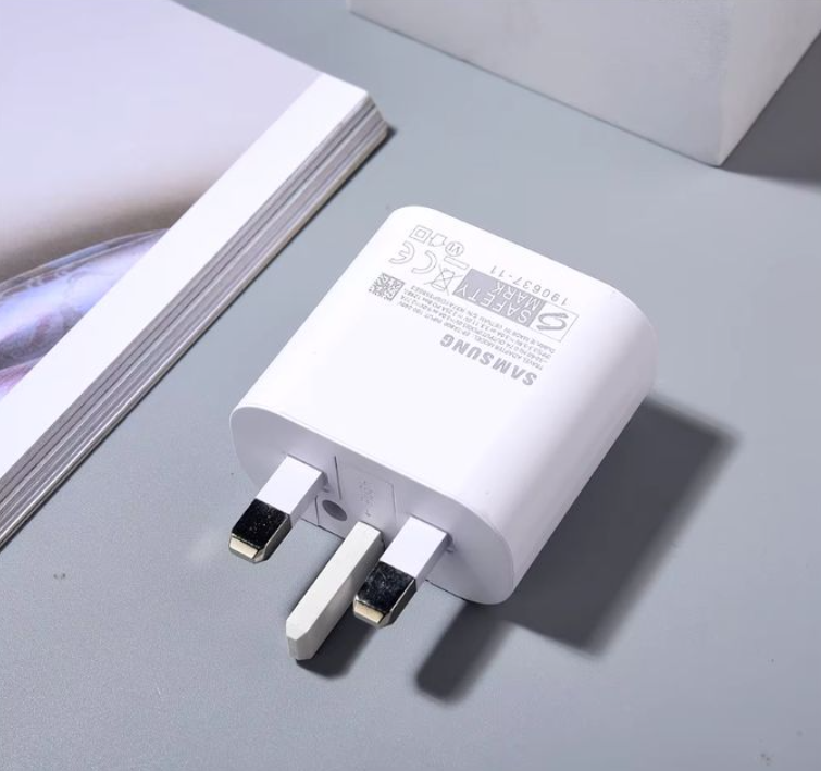 Samsung 25Watts Super Fast Charger, Adapter With Type C Output For Galaxy A06, A07, A17, A16, A26,A36,A56, A05, A05s, A14, A15, A23, A24, A25, A33, A34, A35, A53, A54, A55, A74, S24 Ultra, S25 ultra