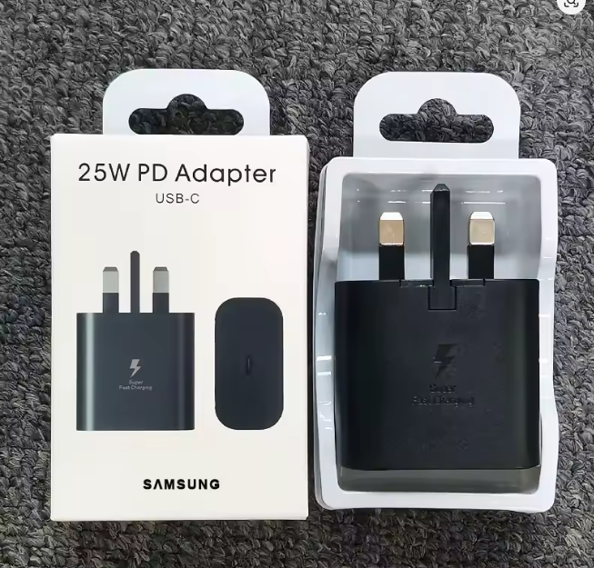 Samsung 25Watts Super Fast Charger, Adapter With Type C Output For Galaxy A06, A07, A17, A16, A26,A36,A56, A05, A05s, A14, A15, A23, A24, A25, A33, A34, A35, A53, A54, A55, A74, S24 Ultra, S25 ultra
