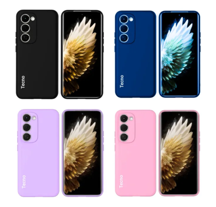 Tecno Spark 40 Pro Plus Cover Original Silicone High Protection Premium Luxury Phone Case/ Back cover