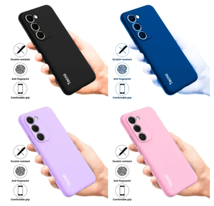 Tecno Spark 40 Pro Plus Cover Original Silicone High Protection Premium Luxury Phone Case/ Back cover