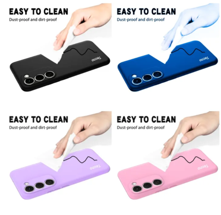 Tecno Spark 40 Pro Plus Cover Original Silicone High Protection Premium Luxury Phone Case/ Back cover