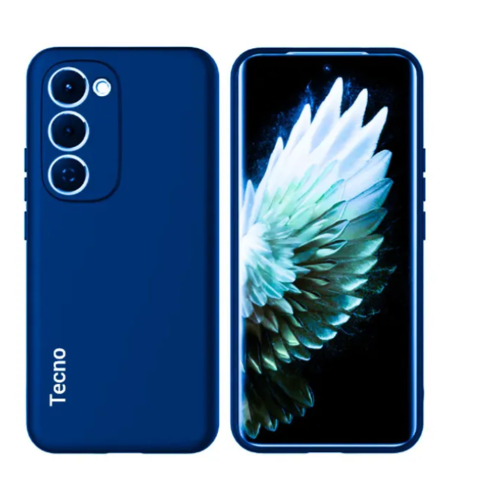 Tecno Spark 40 Pro Plus Cover Original Silicone High Protection Premium Luxury Phone Case/ Back cover