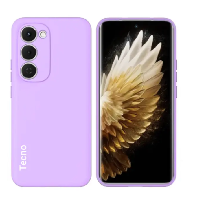 Tecno Spark 40 Pro Plus Cover Original Silicone High Protection Premium Luxury Phone Case/ Back cover