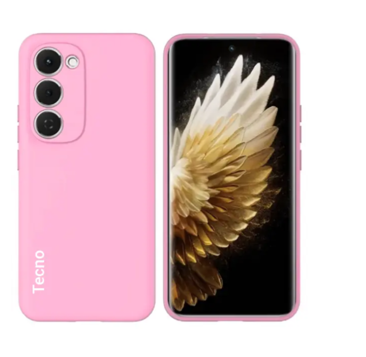Tecno Spark 40 Pro Plus Cover Original Silicone High Protection Premium Luxury Phone Case/ Back cover