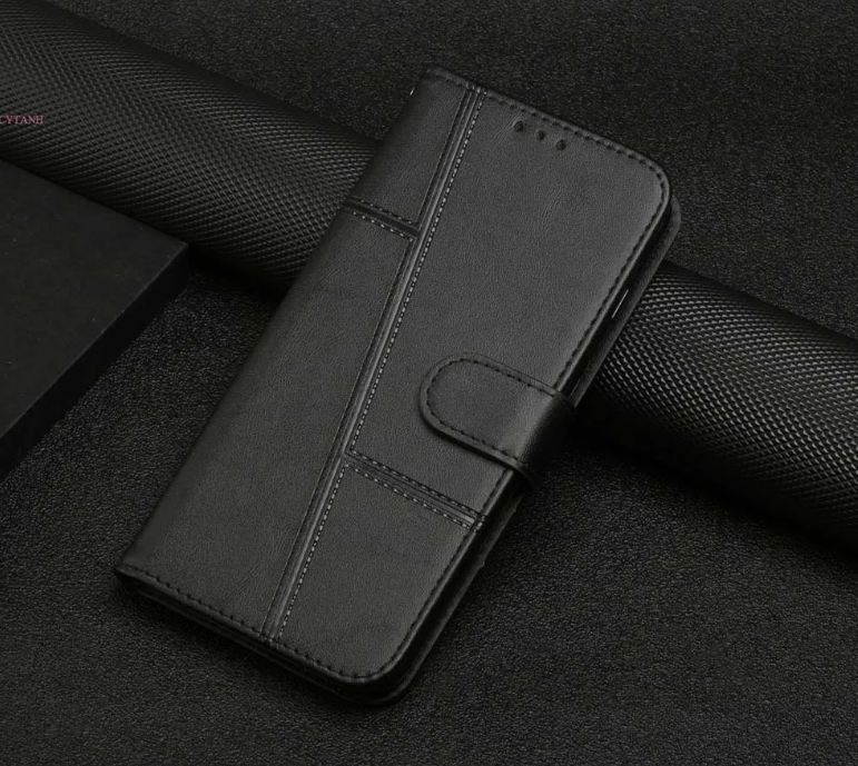 Samsung Galaxy  A07, A17, A06, A16, A26, A36, A56, A15 Back Cover Flip case Wallet Book Leather Magnetic Heavy Protective Phone Case/ cover - Black
