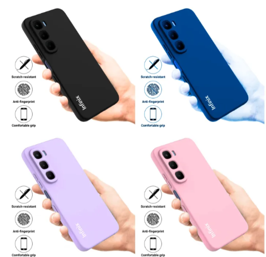 Infinix Hot 60 Pro Plus (+), Hot 50 Pro Plus Original Premium Silicone Heavy Duty Phone Case/ Back Cover