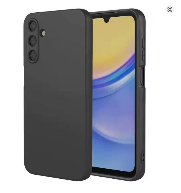 Samsung Galaxy  A17, A16, A26, A36, A56, A15, A25, A35, A55, A14, A24, A34, A54, A05s Cover Black High Protection Soft TPU Phone Case.