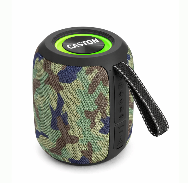 2 in 1 FM Radio and Bluetooth High Bass Speaker, Portable Wireless Stereo Sound Sub woofer, Round 360 Crystal clear sound, IPX6 Waterproof, LED Light, Speakers For Outdoor Or Indoors Activities