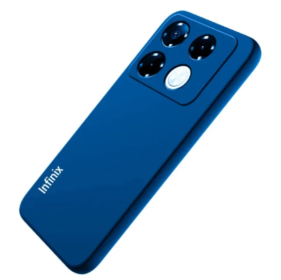 Infinix Note 40/ Note 40 Pro Original liquid Silicone Phone Case/Cover available in Black, Blue, Light Purple (lilac) & pink