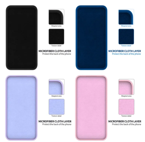 Infinix Note 40/ Note 40 Pro Original liquid Silicone Phone Case/Cover available in Black, Blue, Light Purple (lilac) & pink