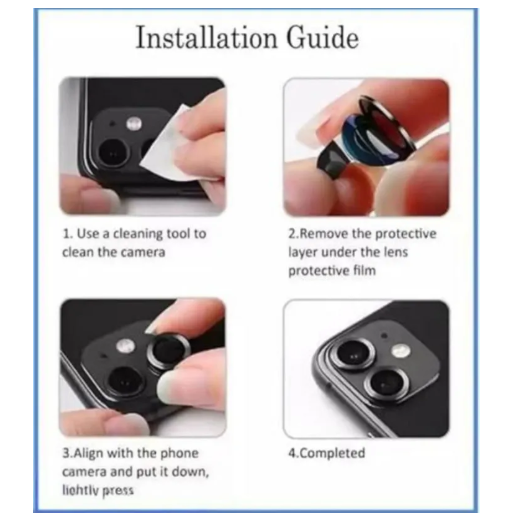 3-Piece Silver Diamond Metal Ring Camera Lens Protector for Tecno Camon 40/Camon 40 Pro