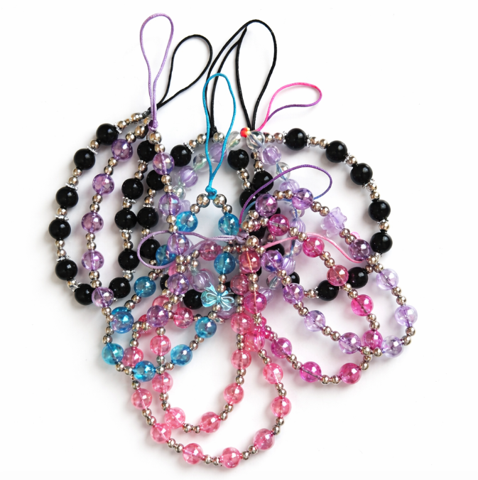Cute Phone Charms & Straps – Adorable Colorful Beads, Gem, and Character Straps for Phones, Purses, and Zip Pulls Secure Attachment Protects your phone from Thieves You can Easily locate your phone