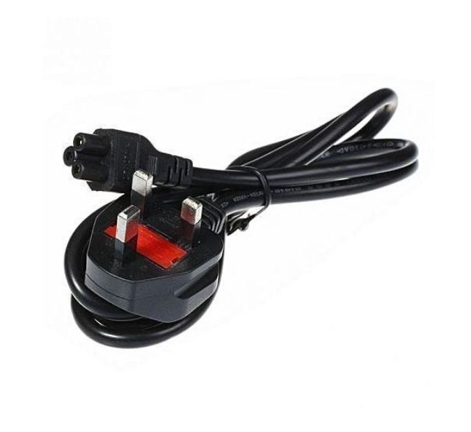 Laptop Fused 3 Pin Flower Power Cable for Laptop adapter Charger