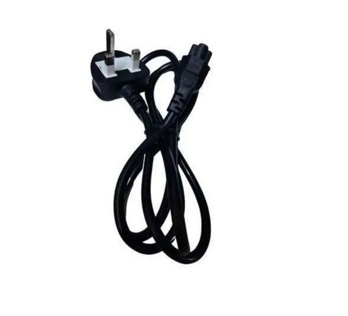 Laptop Fused 3 Pin Flower Power Cable for Laptop adapter Charger