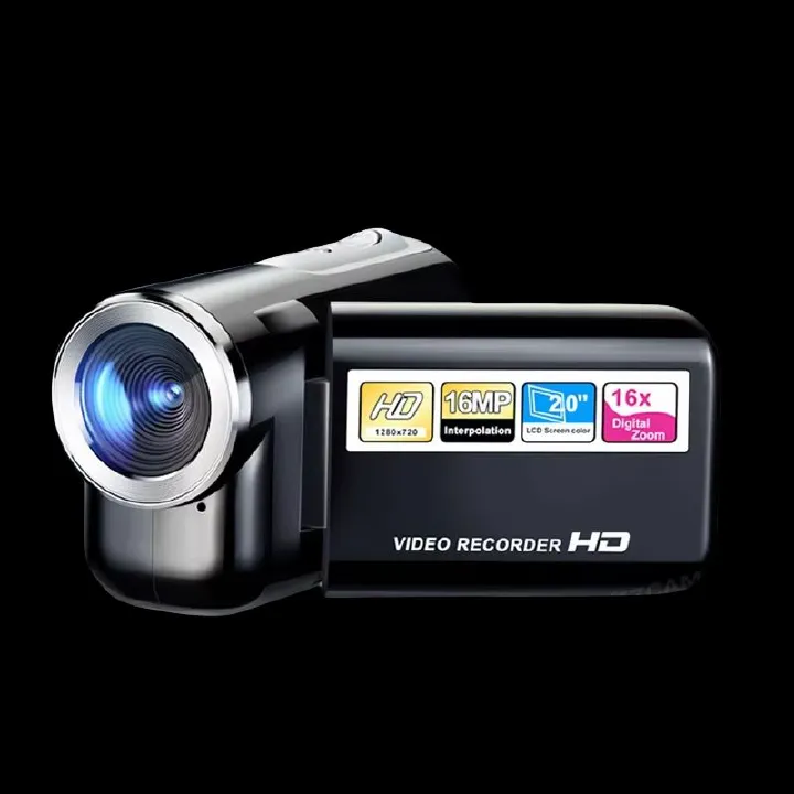 Full 1080P HD Rotation 16X High Definition Digital Camcorder Video DV Camera SD Card Hand-held DV Mini Camera Portable Digital