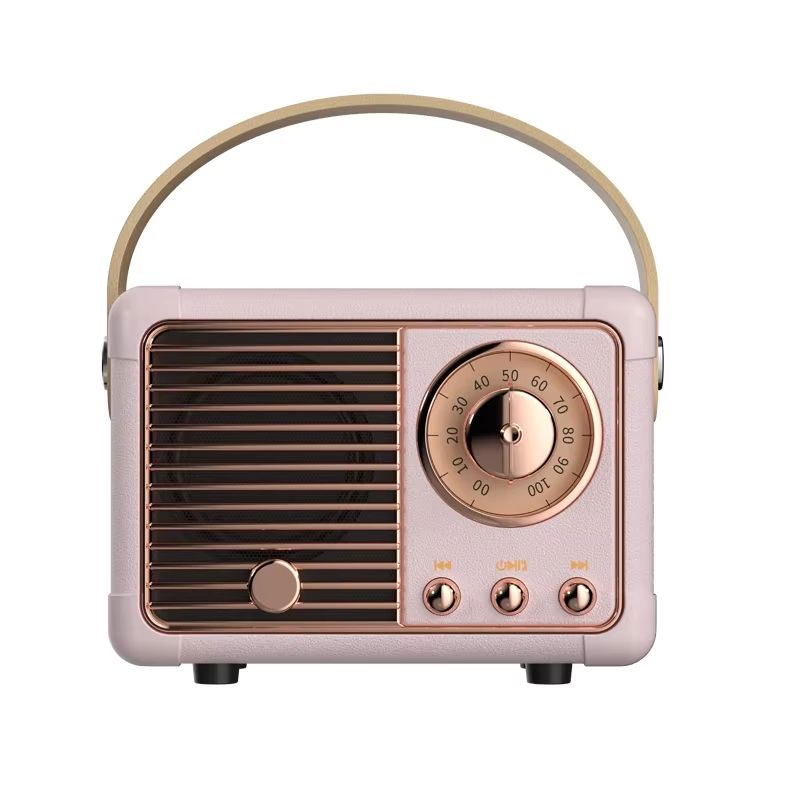 Retro Bluetooth Speaker Wireless Card Portable Subwoofer Mini Outdoor Student Small Bluetooth Speaker