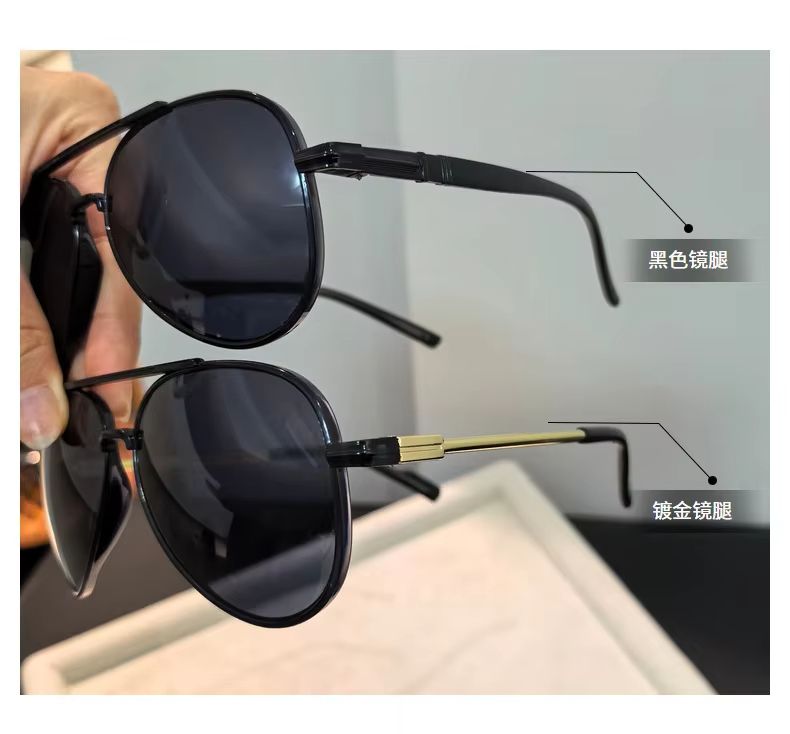 Fashion Men Vintage pilot Sunglasses Classic Brand Sun glasses Driving Female Ins Popular Eyewear For Men/Women