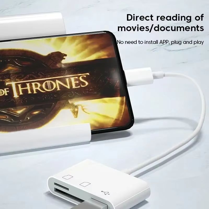 Type C 3 in 1 Hubs Multi Port TF CF SD Memory Card Reader USB Hub Converter for Phone Samsung Xiaomi Macbook USB C Adapter