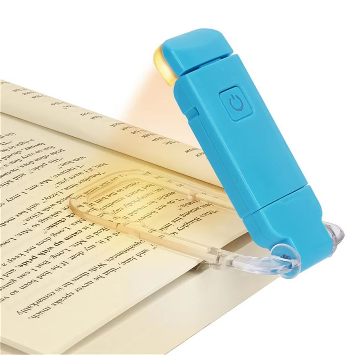 LED USB Rechargeable Book Light Eye Protection Adjustable Brightness Portable Clip On Reading Lamp for Night Reading in Bed