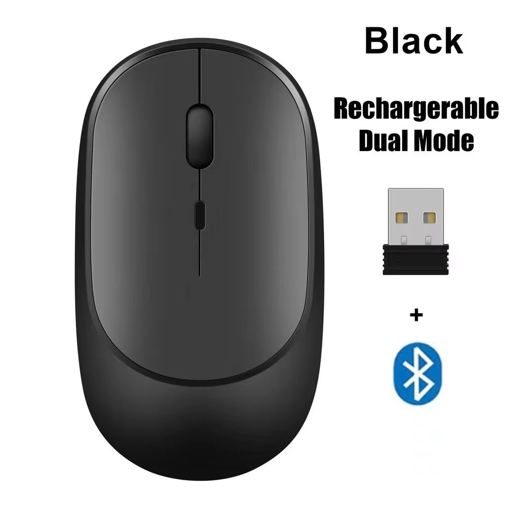 Wireless Mouse Bluetooth 2.4G Portable Silent Ergonomic Mice Gaming Mouse For Laptop iPad Tablet Notebook Mobile Phone Office