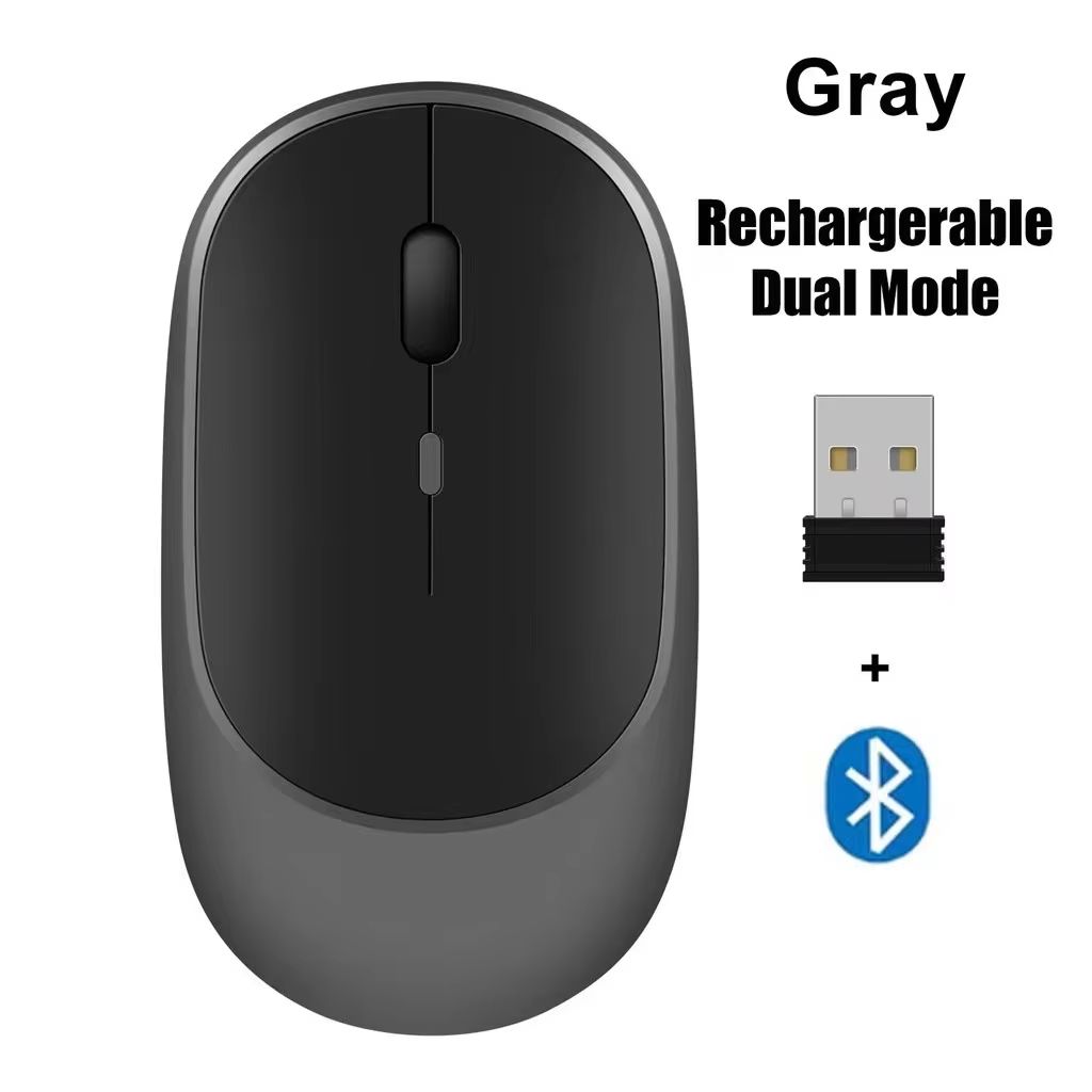 Wireless Mouse Bluetooth 2.4G Portable Silent Ergonomic Mice Gaming Mouse For Laptop iPad Tablet Notebook Mobile Phone Office