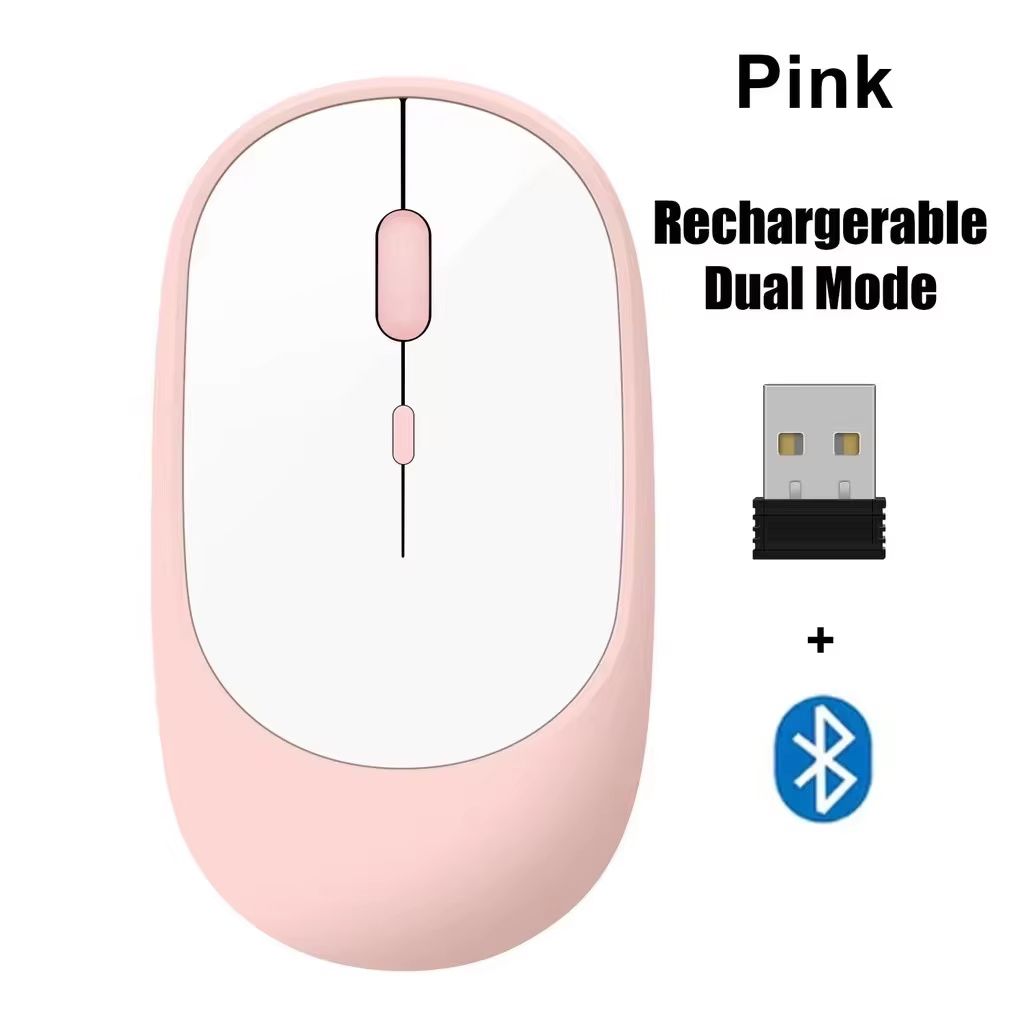 Wireless Mouse Bluetooth 2.4G Portable Silent Ergonomic Mice Gaming Mouse For Laptop iPad Tablet Notebook Mobile Phone Office