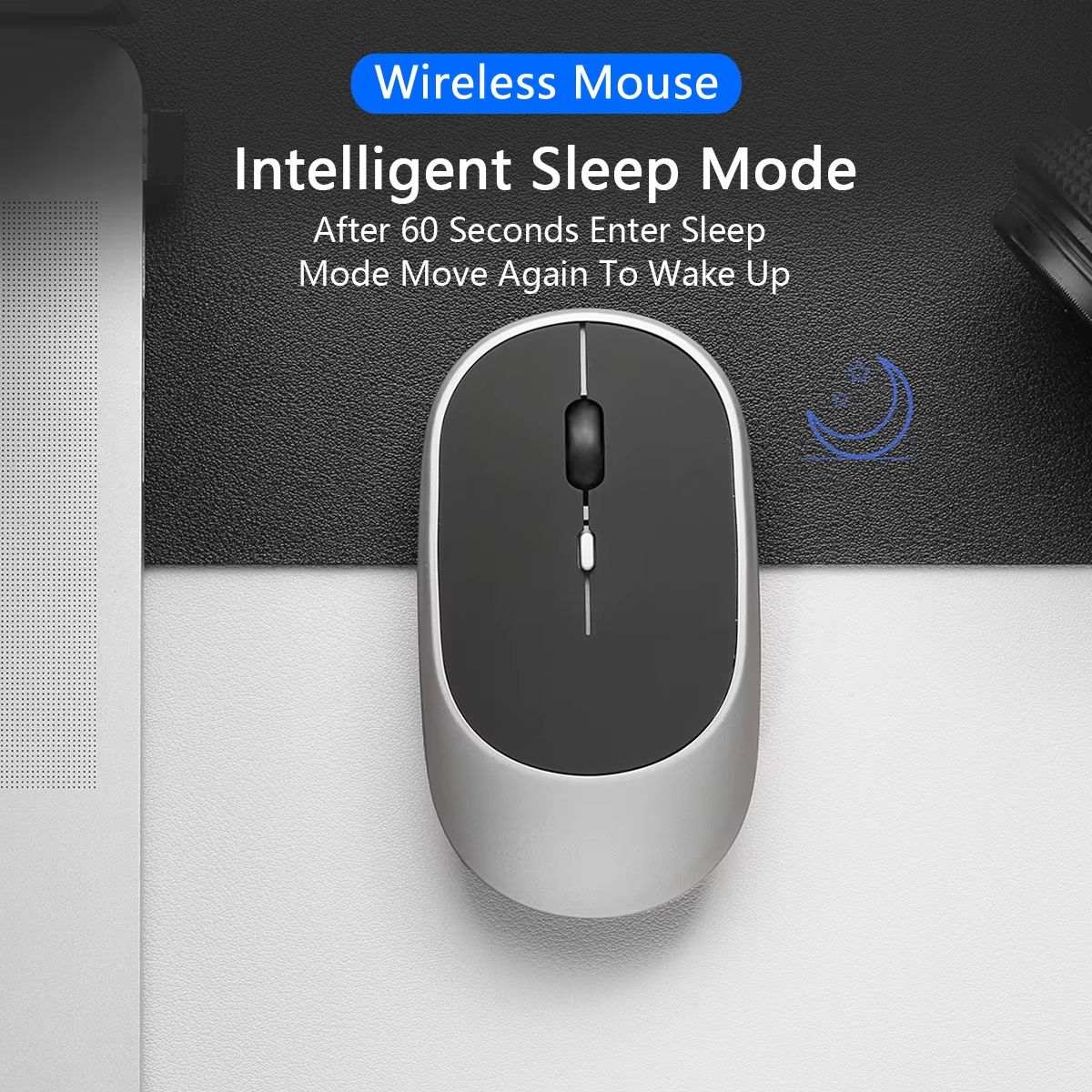 Wireless Mouse Bluetooth 2.4G Portable Silent Ergonomic Mice Gaming Mouse For Laptop iPad Tablet Notebook Mobile Phone Office