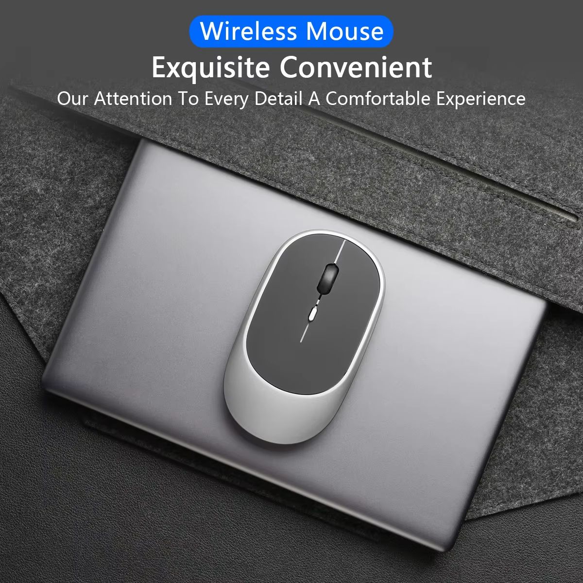 Wireless Mouse Bluetooth 2.4G Portable Silent Ergonomic Mice Gaming Mouse For Laptop iPad Tablet Notebook Mobile Phone Office