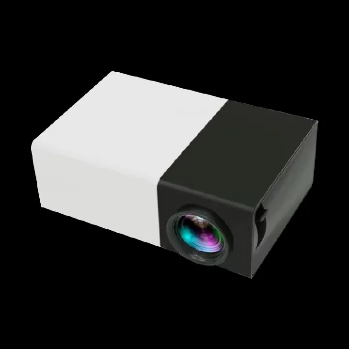 A projector that supports high-definition projection, suitable for YG300 home theaters, conference rooms, and meetings. It does
