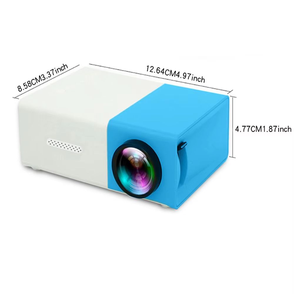 A projector that supports high-definition projection, suitable for YG300 home theaters, conference rooms, and meetings. It does