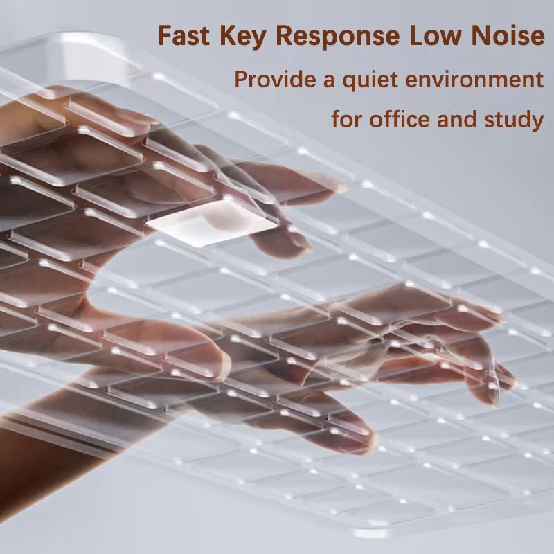 Wireless Bluetooth-compatible Keyboard For Android iOS Tablet Ultra-Thin 78 Keys Rechargeable Portable Compact Design for iPad