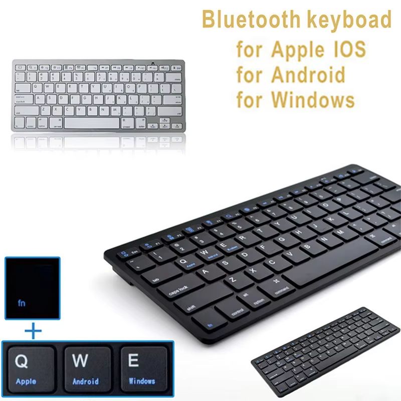 Mini Wireless Keyboard Portable Bluetooths PC Tablet Smart Cell Mobile Phone Computer DIP 78Key for Ipad Accessories Accessories