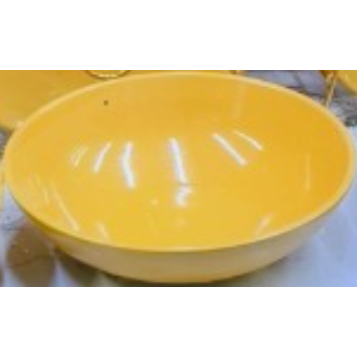 14 pcs  White Gold dinner set  
▪️6 Big plates
▪️6 medium plates 
▪️3 bowls