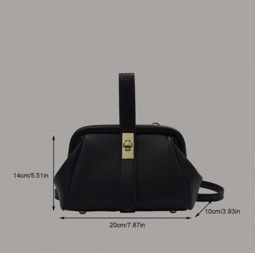 Vintage Wasini sling Bag. Available in colors Black and Beige. Fashionable, Elegant and Classy