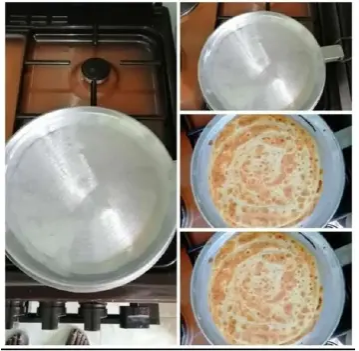 Heavy Duty Chapati Pan FOR PANCAKES AND CHAPATI PAN FOR KITCHEN + Wooden Rolling Pin / Dough Roller Roti roller chapati roller