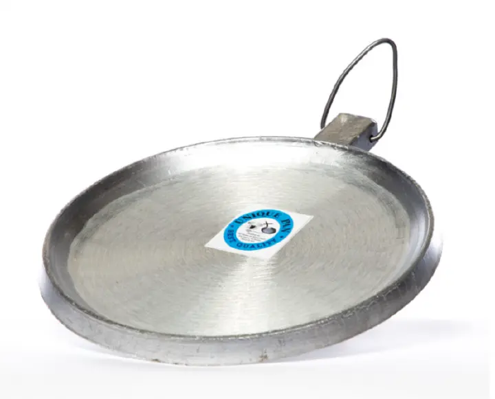 Heavy Duty Chapati Pan FOR PANCAKES AND CHAPATI PAN FOR KITCHEN + Wooden Rolling Pin / Dough Roller Roti roller chapati roller