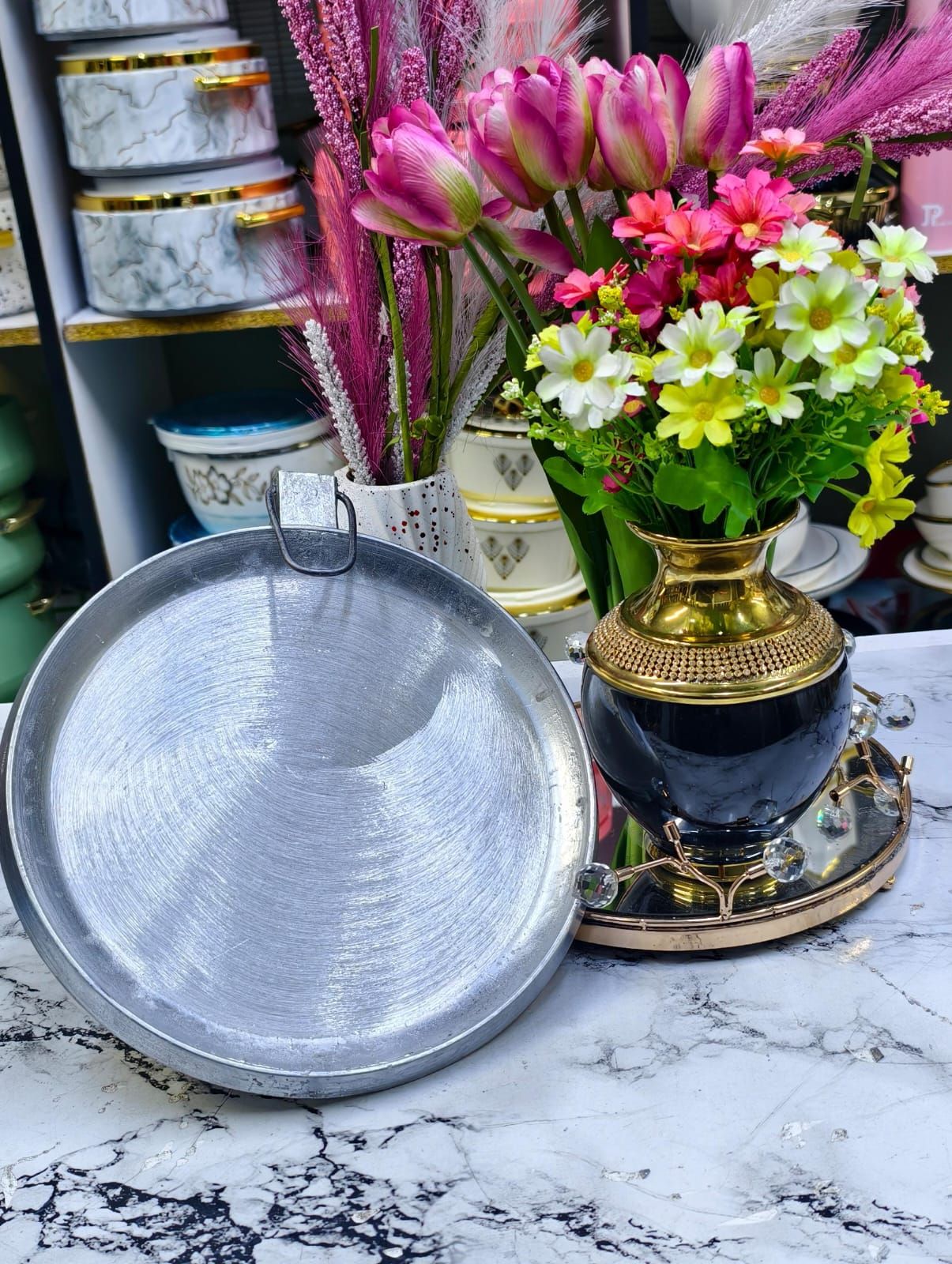 Heavy Duty Chapati Pan FOR PANCAKES AND CHAPATI PAN FOR KITCHEN + Wooden Rolling Pin / Dough Roller Roti roller chapati roller