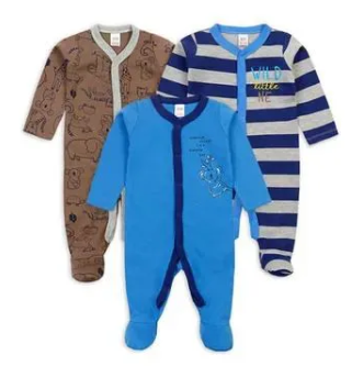 Fashion 3 Pcs Set Baby Rompers – High Quality Cotton Newborn Bodysuits, Assorted Colors for Boys & Girls, Comfortable Soft Jumpsuit Outfit for Infants 0–12 Months, Durable & Stylish.