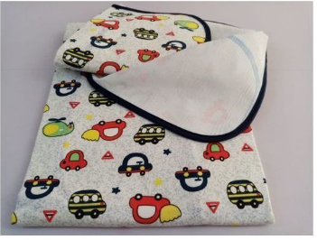 Soft Velvet Baby Mackintosh / Waterproof Changing Mat / Urine Pad – Reusable, Absorbent & Comfortable Protector for Newborns, Toddlers & Infants, Portable & Easy to Clean Baby Mat
