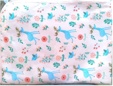 Soft Velvet Baby Mackintosh / Waterproof Changing Mat / Urine Pad – Reusable, Absorbent & Comfortable Protector for Newborns, Toddlers & Infants, Portable & Easy to Clean Baby Mat