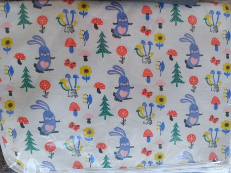 Soft Velvet Baby Mackintosh / Waterproof Changing Mat / Urine Pad – Reusable, Absorbent & Comfortable Protector for Newborns, Toddlers & Infants, Portable & Easy to Clean Baby Mat