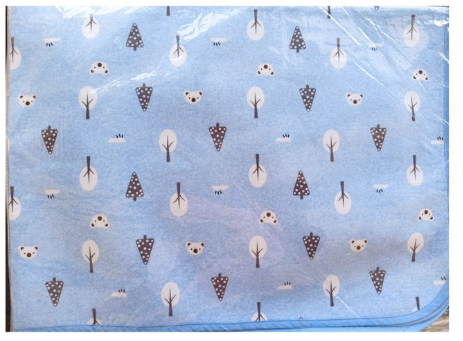 Soft Velvet Baby Mackintosh / Waterproof Changing Mat / Urine Pad – Reusable, Absorbent & Comfortable Protector for Newborns, Toddlers & Infants, Portable & Easy to Clean Baby Mat