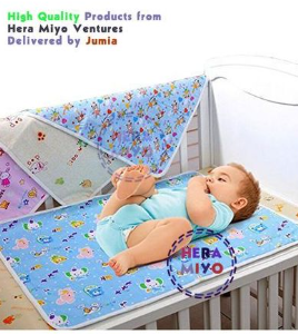 Soft Velvet Baby Mackintosh / Waterproof Changing Mat / Urine Pad – Reusable, Absorbent & Comfortable Protector for Newborns, Toddlers & Infants, Portable & Easy to Clean Baby Mat