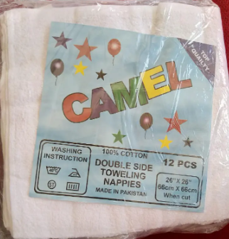 Softest Baby Washable Bamboo Reusable Nappies – 6pcs or 12pcs Eco-Friendly Cloth Diapers/Nappies, Ultra-Absorbent, Adjustable & Comfortable Infant Diapers for Boys & Girls, Skin-Safe & Durable